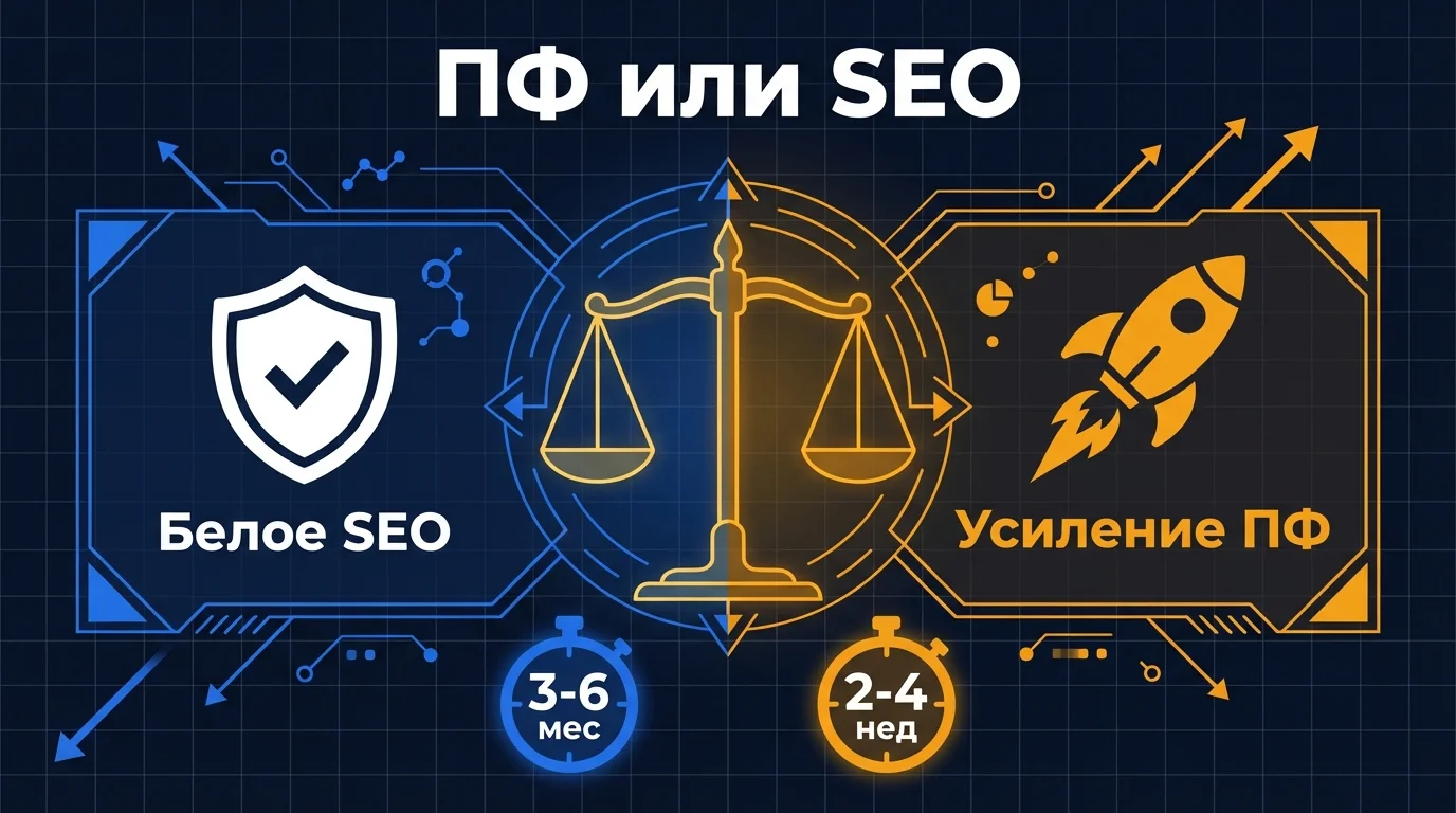 Накрутка ПФ или белое SEO: когда что применять