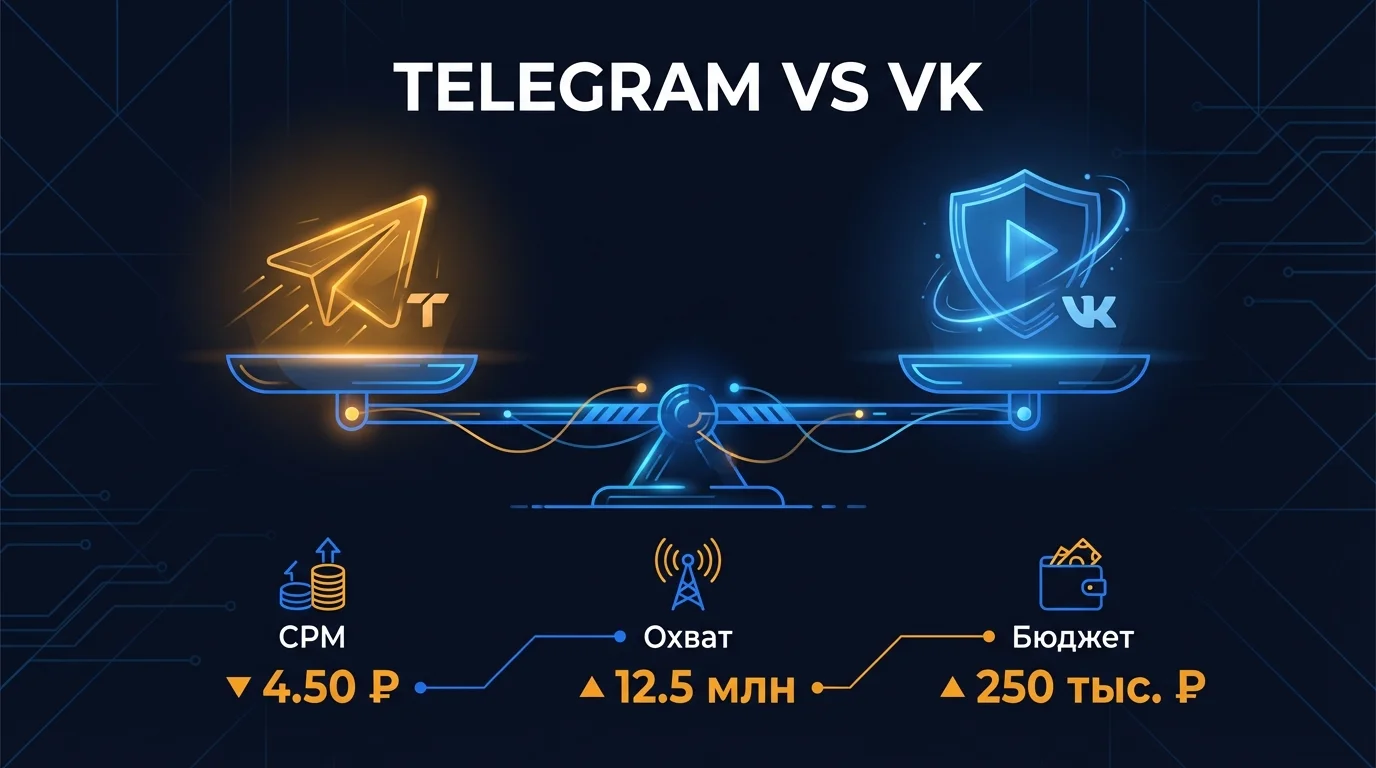 Telegram Ads или ВКонтакте: что выбрать для рекламы бизнеса